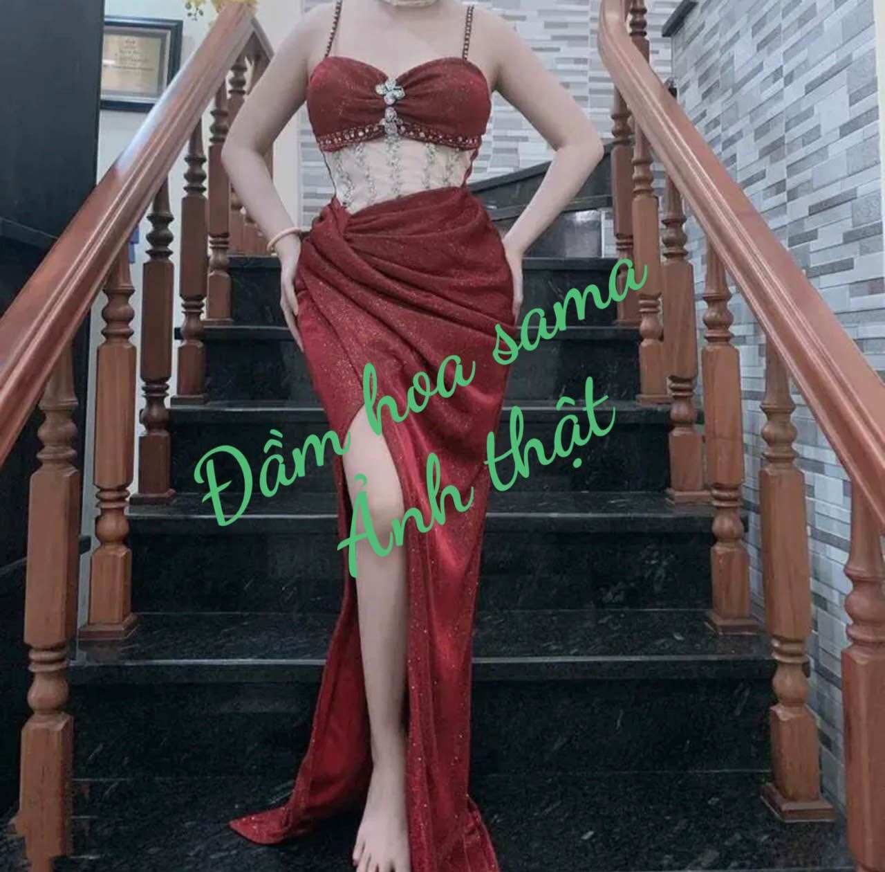 ĐẦM BODY KIM TUYẾN ĐÍNH ĐÁ ( kèm ảnh thật )