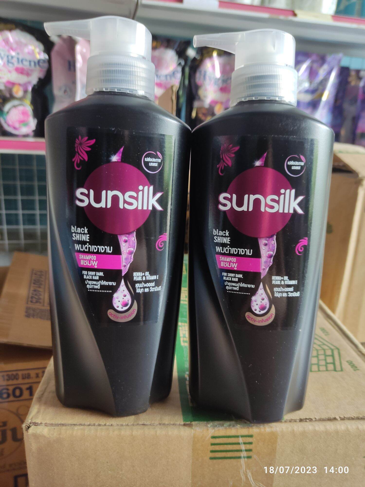 Dầu gội sunsilk thái lan -chai 400ml màu đen