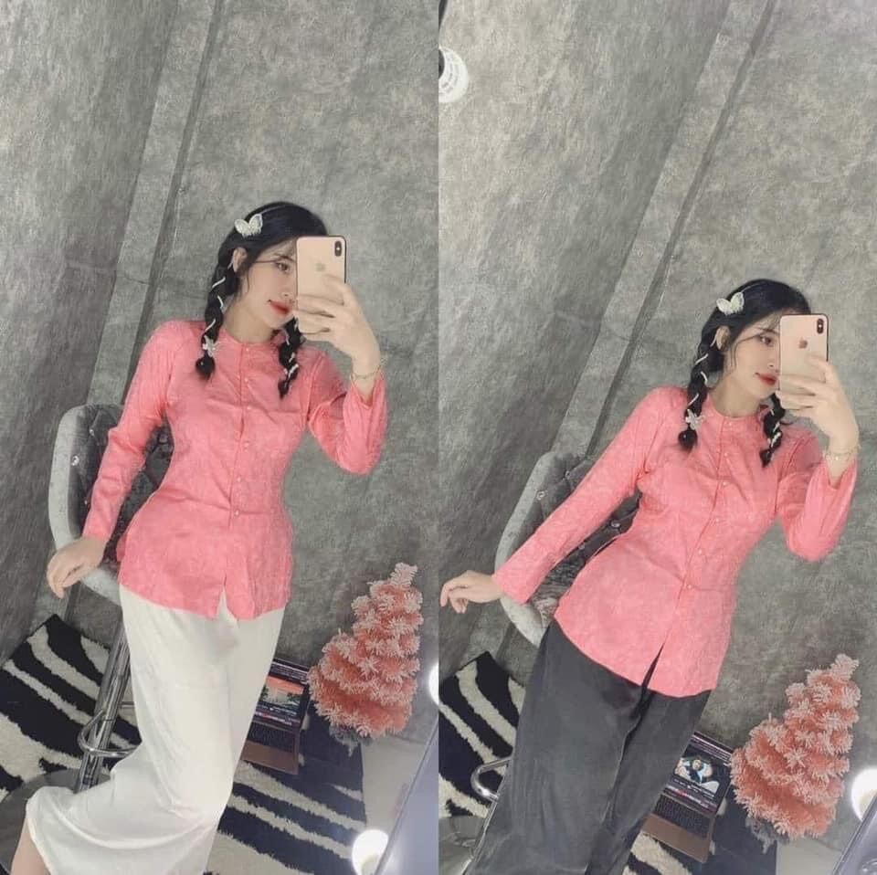 Bộ bà ba đi chùa - bà ba gấm ( cả set)