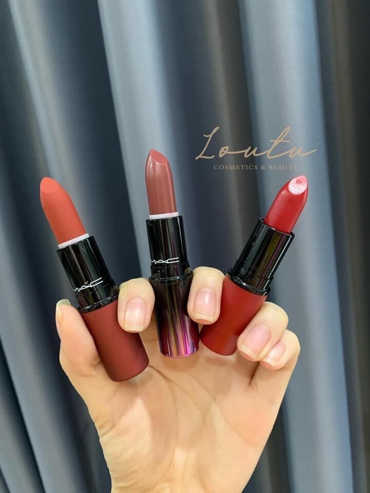 [Son MAC, bill Mỹ] SET SON LÌ MAC MACYS HOLIDAY - 3 THỎI FULLSIZE
