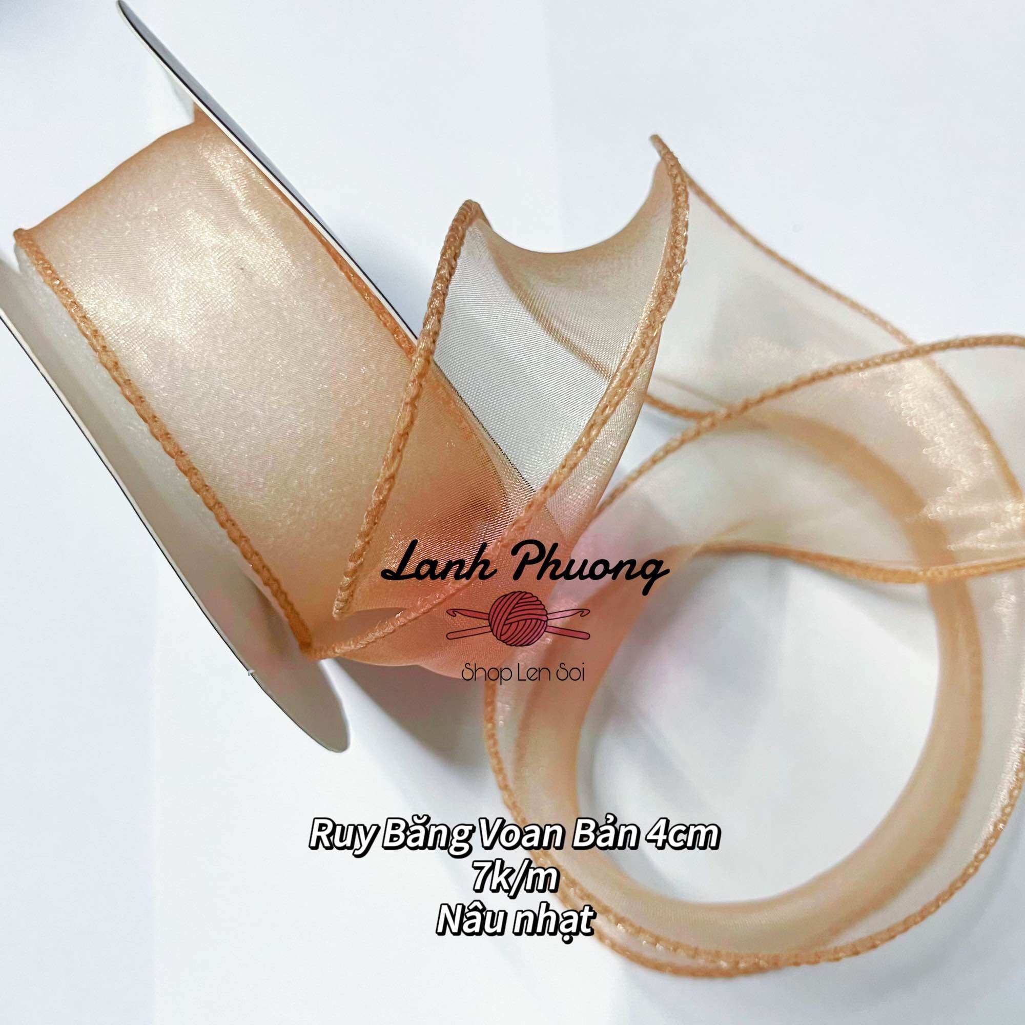 Ruy Băng Voan Bản 4cm (3m)