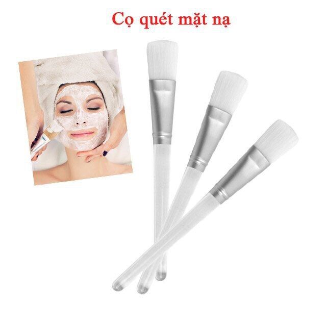 Cọ quét nạ cán nhựa dùng để quét mặt nạ bột gel tán kem trong spa/ thẩm mỹ viện