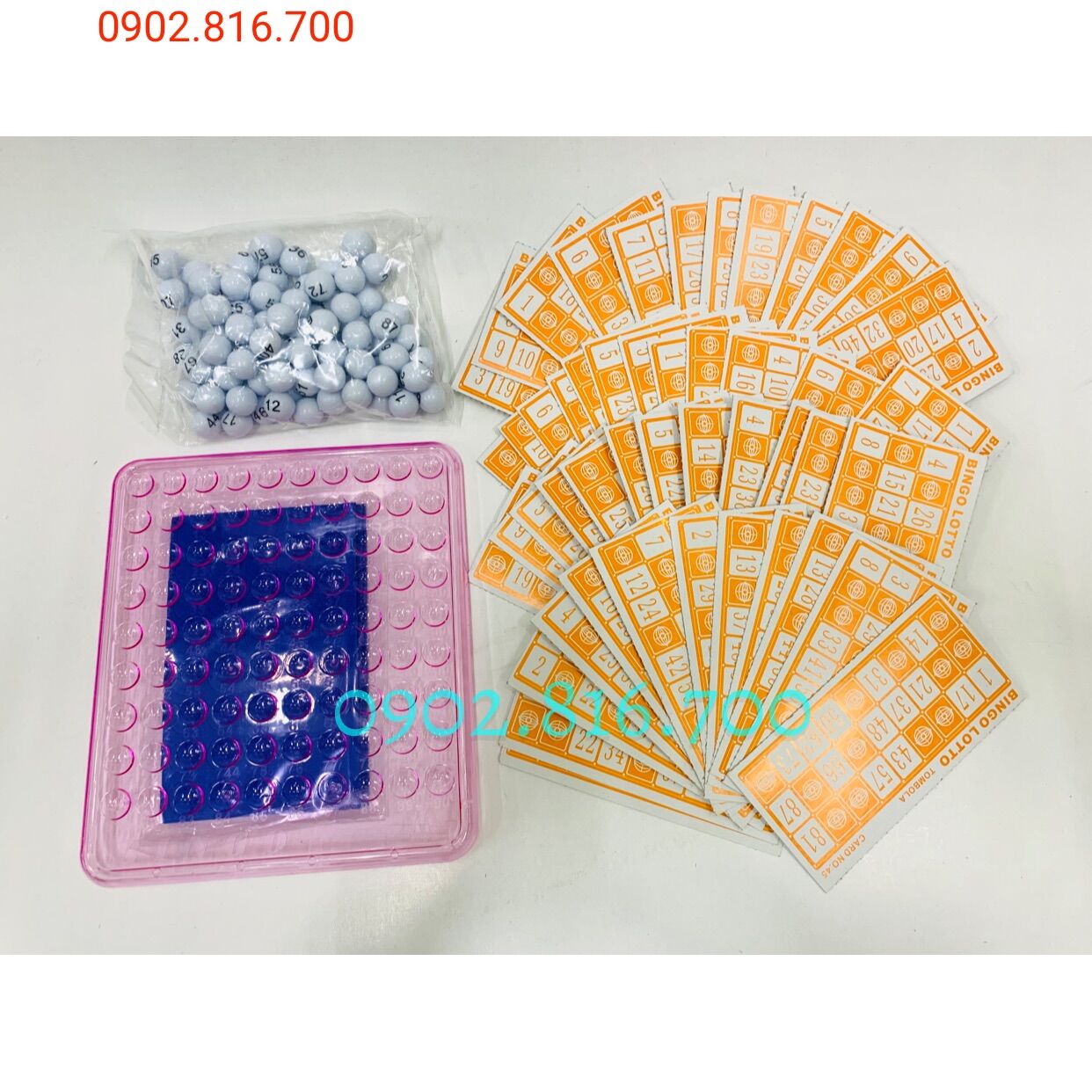 [HCM]Đồ chơi LOTO BINGO Lồng sắt 48 tờ 90 số