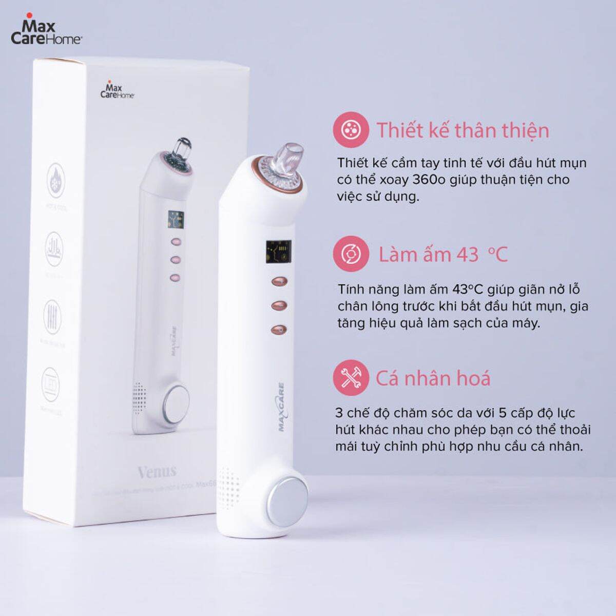 Máy hút mụn maxcare max666