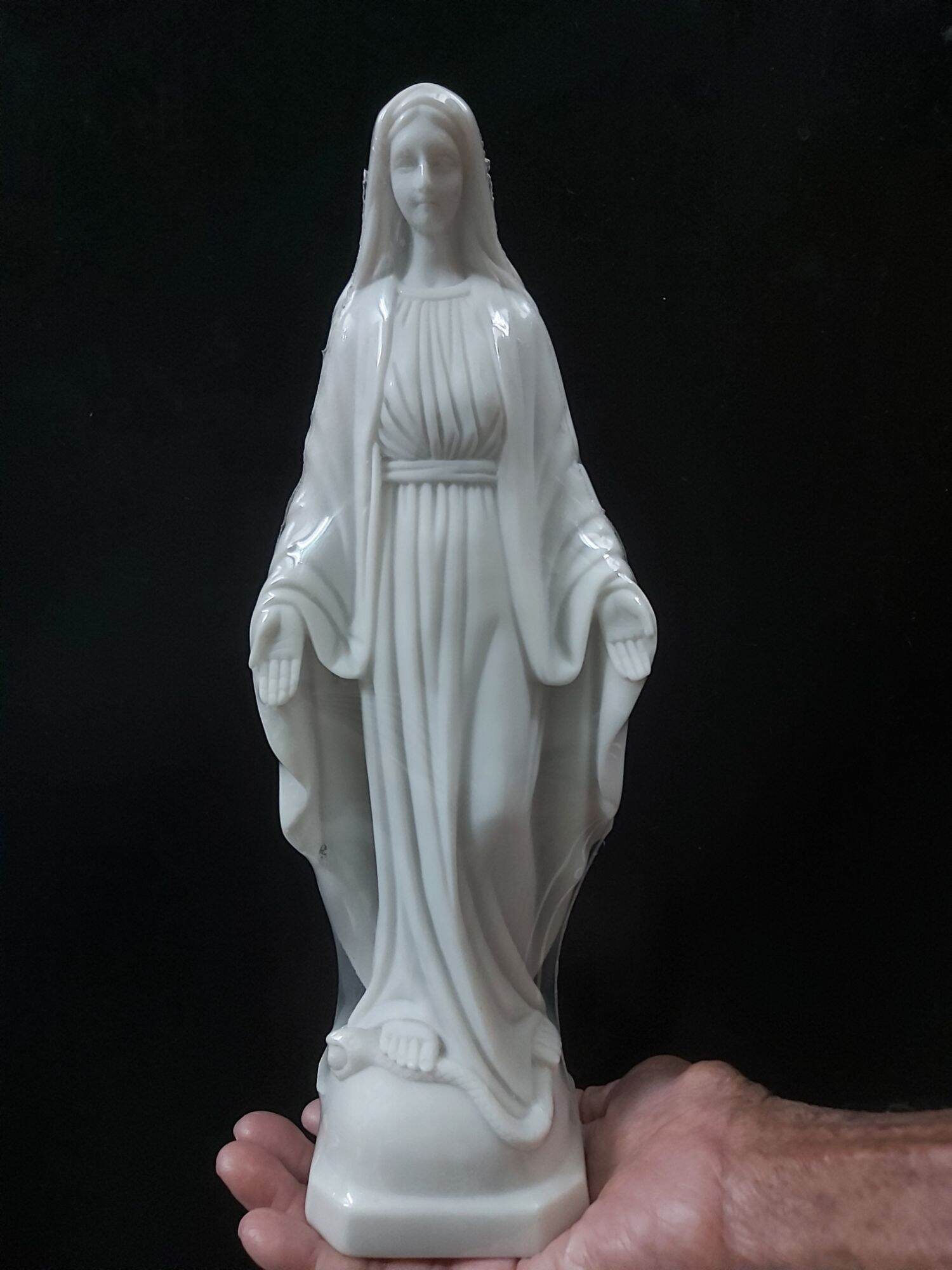 Tượng công giáo - tượng đức mẹ ban ơn mẫu ý 30cm
