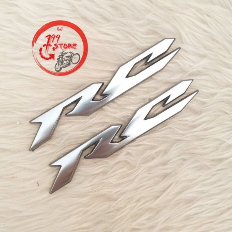Logo tem rc yamaha hàng cao cấp cho sirius exciter nouvo nvx jupiter taurus