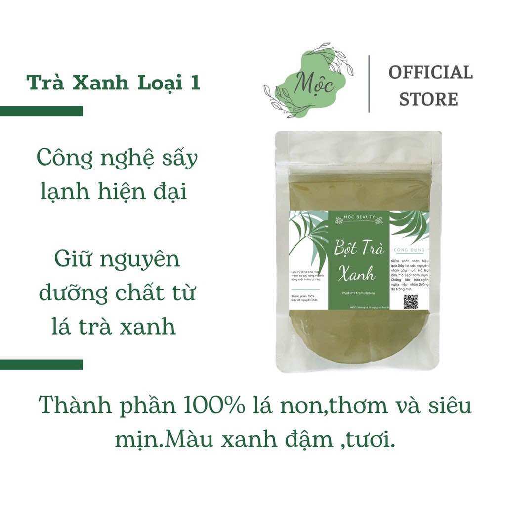 Bột trà xanh nguyên chất 100gr