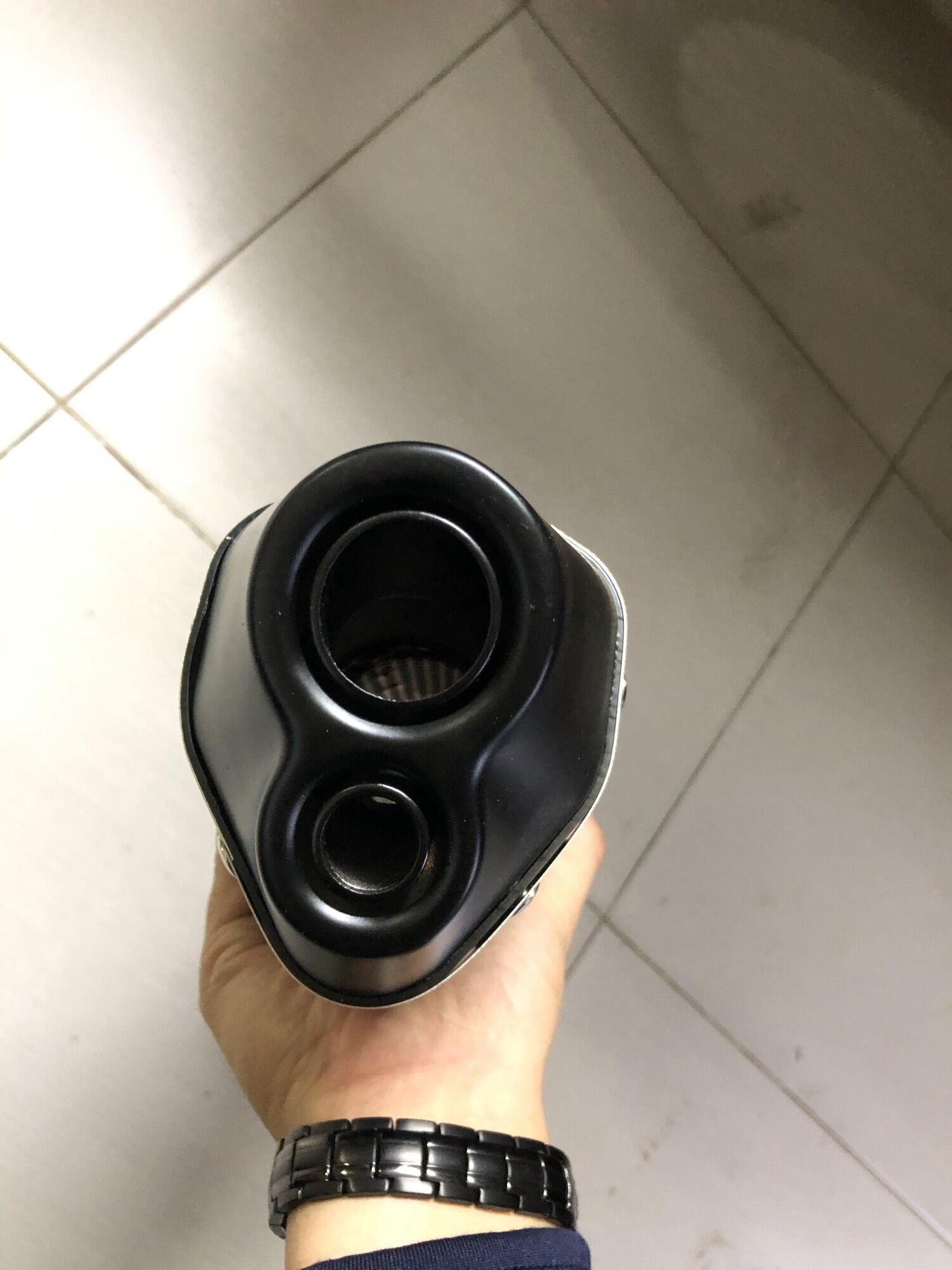 Pô thể thao Akrapovic 2 nòng Full đen