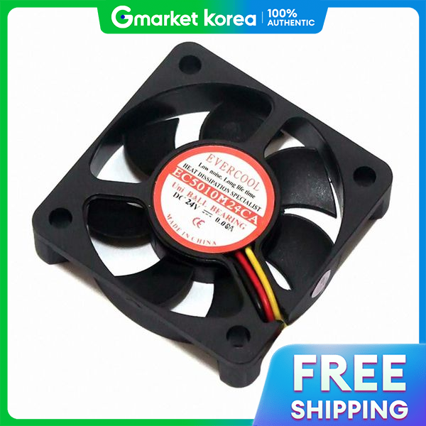 Evercool 438Zcc20 Ec5010M24Ca-3P (50Mm/10T/24V/1B) Fan Cooler Giá 416,250 Đồng*Miễn phí vận chuyển
