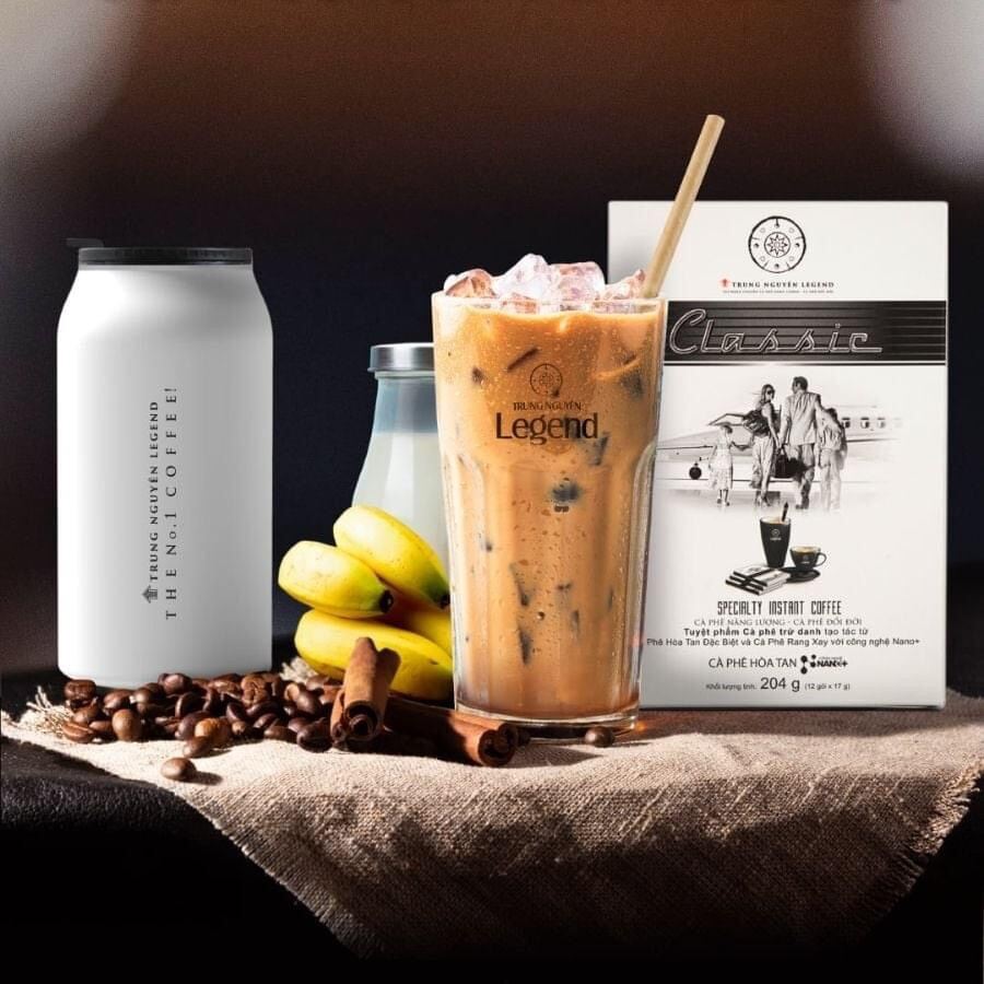 Cà phê Legend Classic - Hộp 12 gói - Cafe Trung Nguyên Giá Sỉ