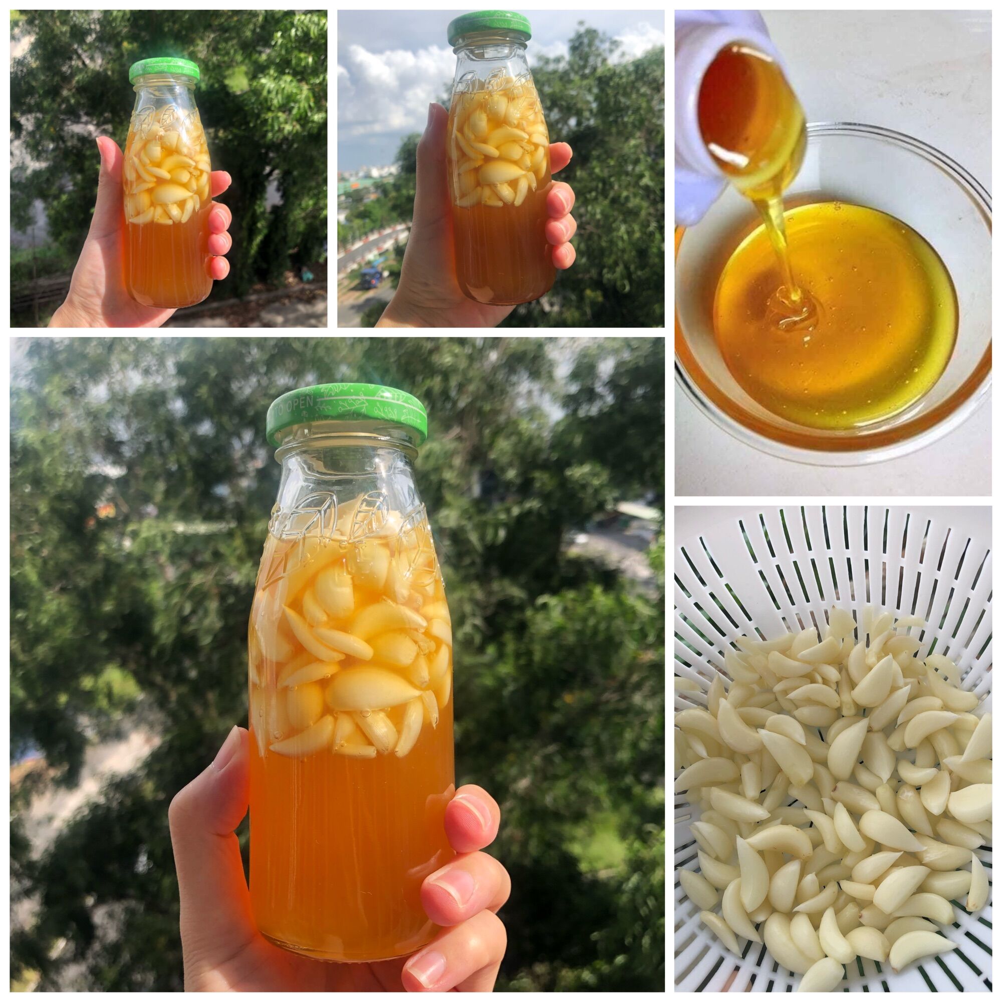 Tỏi Lý Sơn ngâm mật ong khoái rừng nguyên chất 250ml
