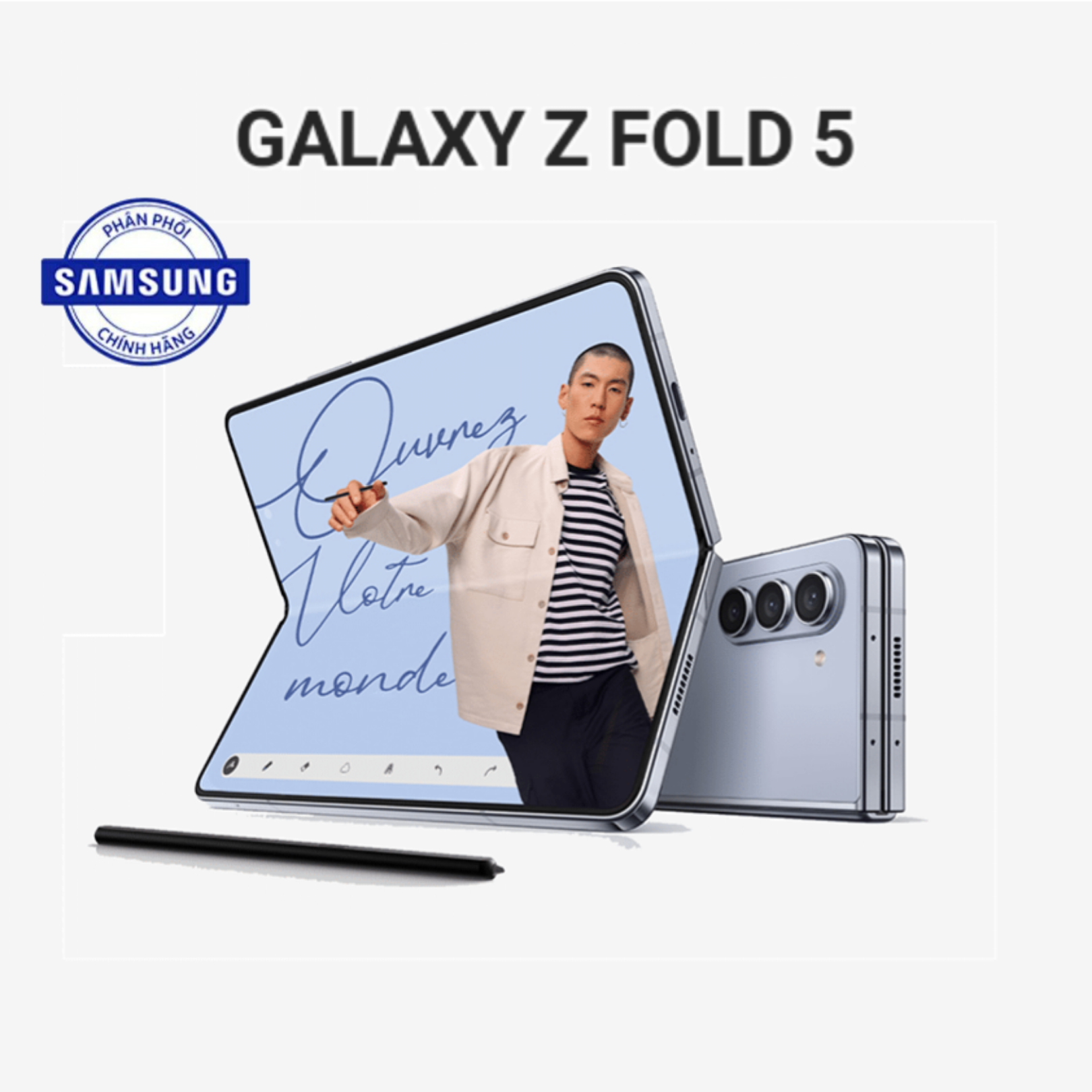 Điện thoại Samsung Galaxy Z Fold 5 - Hàng chính hãng mới nguyên Seal