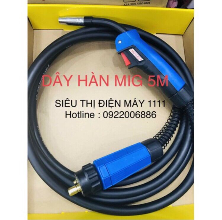 Dây ,súng hàn mig 5m