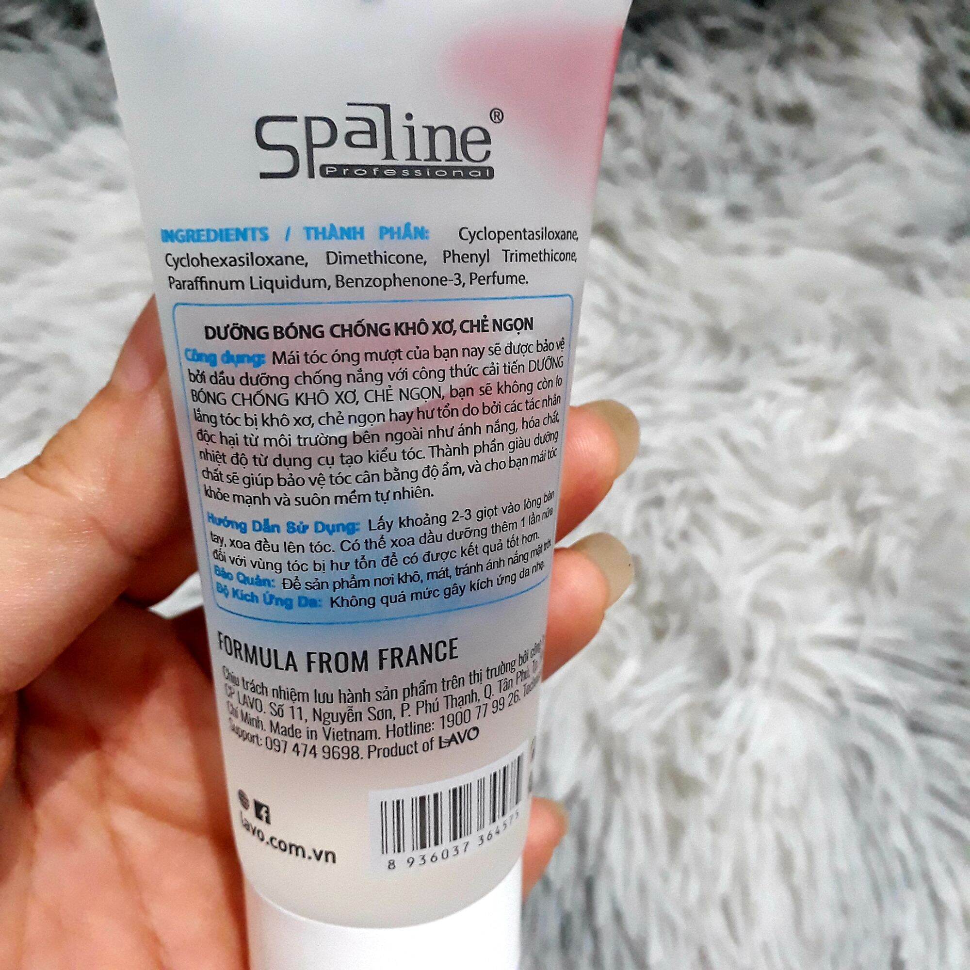Dầu dưỡng bóng tóc , chống hư tổn Spaline