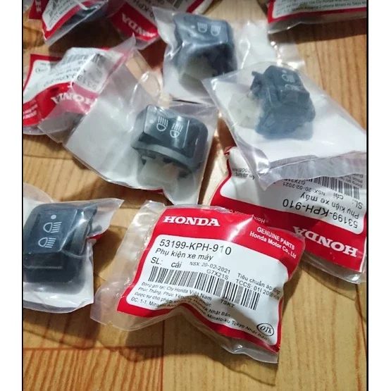 Nút Công Tắc Mở Đèn Kiêm Facos Vison mới /Wave110/RSX/AB