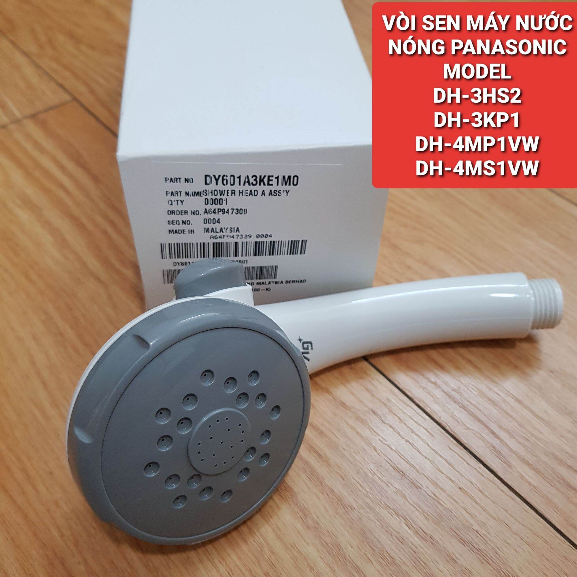 Vòi sen ag+ máy nước nóng panasonic chính hãnh model dh-3hs2//dh-3kp1//dh-4mp1vw//dh-4ms1vw