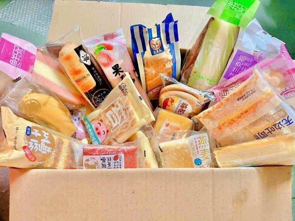 bánh mix đủ đài loan vị siêu hấp dẫn thùng 2kg