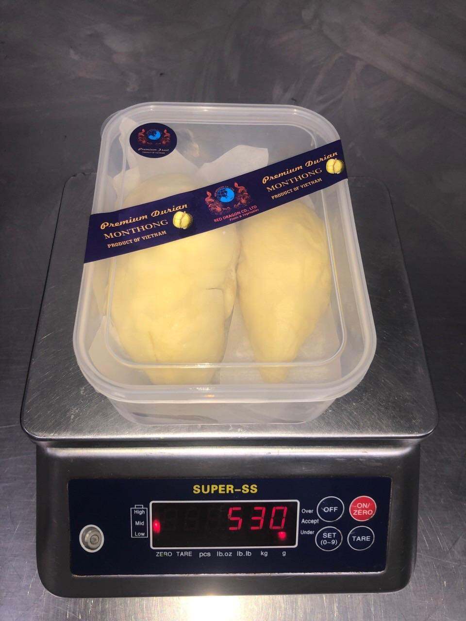 HCM - Sầu riêng monthong đông lạnh - Múi sầu riêng đông lạnh 500g