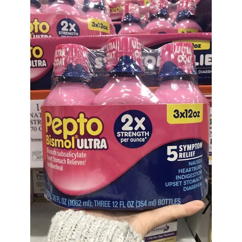 [Hàng Mỹ] Hỗ Trợ Tiêu Hoá Dạ Dày Pepto Bismol Ultra ( giá bán lẻ một chai )