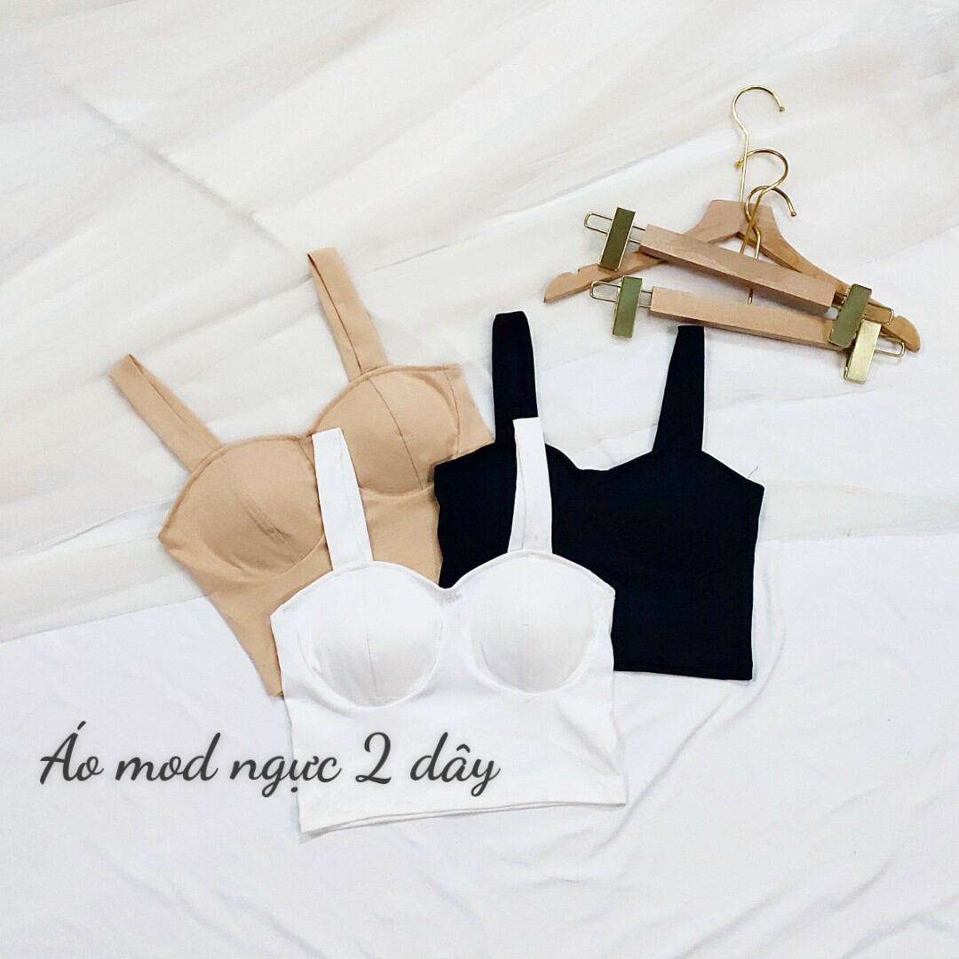 Áo 2 Dây Cup Ngực Thun Porip