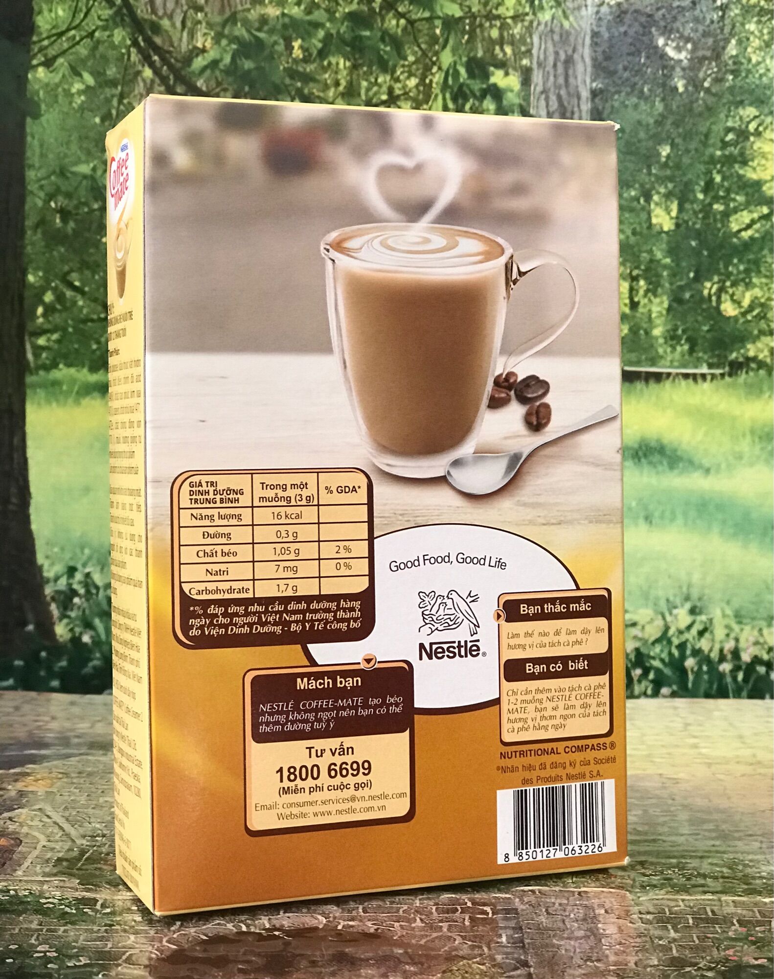 Bột Kem Pha Cà Phê Coffee-Mate Nestlé Hộp 450G
