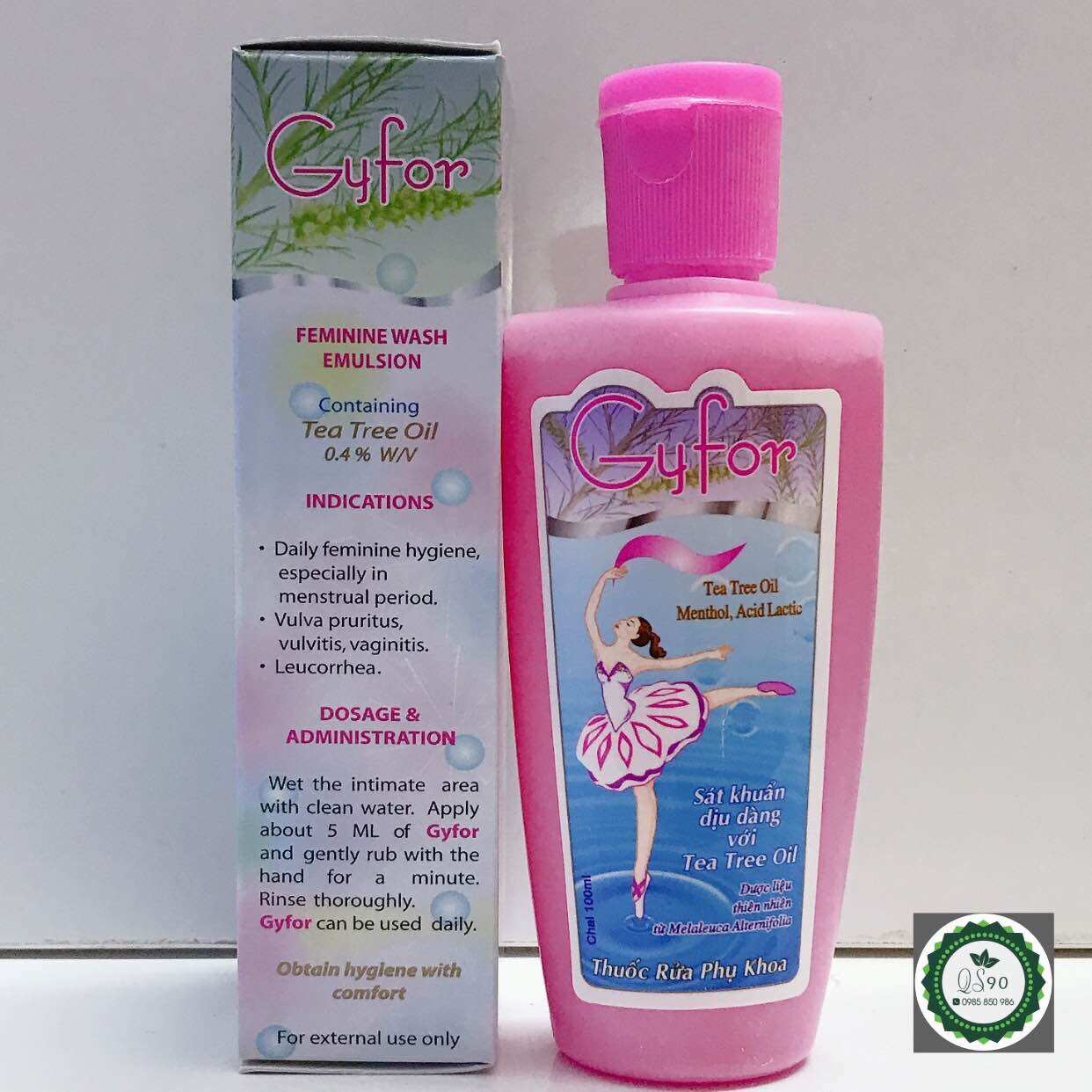 Dung Dịch Rửa Phụ Khoa Gyfor chai 100ml