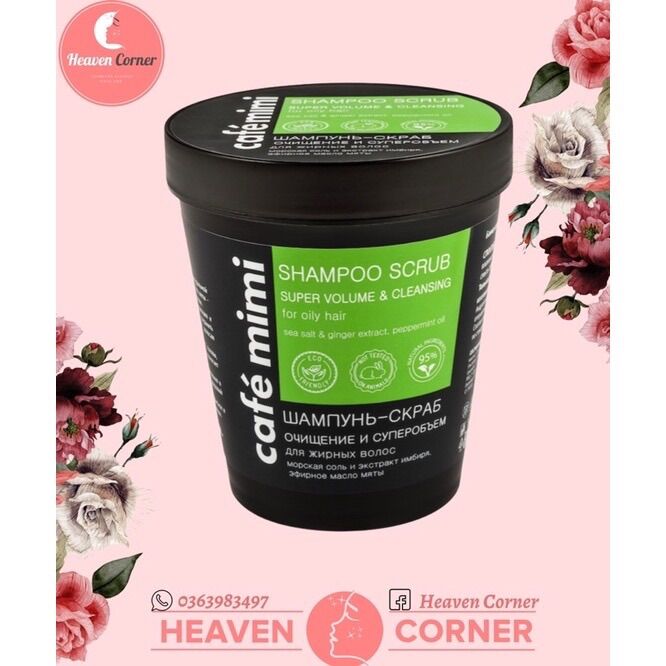 Tẩy da chết cho da đầu Cafemimi 330gram