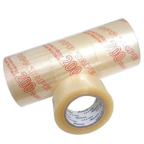 [HCM]Băng keo dán thùng 200yard (6 cuộn/cây)