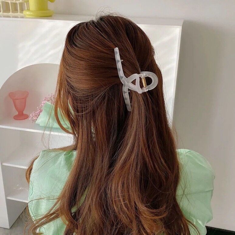 Kẹp tóc nữ phong cách Hàn Quốc đơn giản
