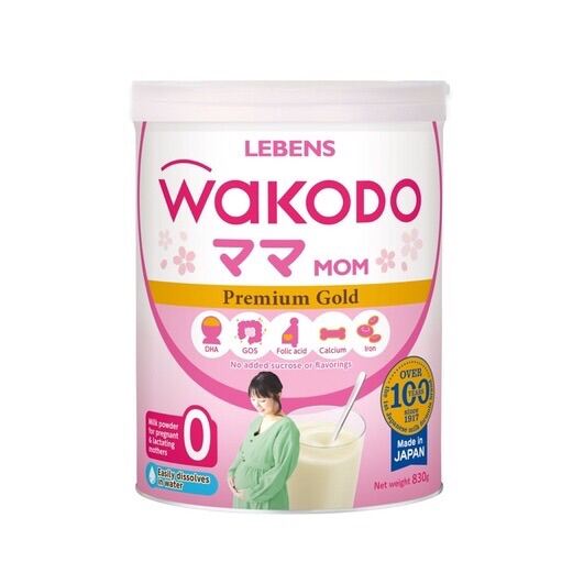 Sữa bột LEBENS wakodo mom lon 830g