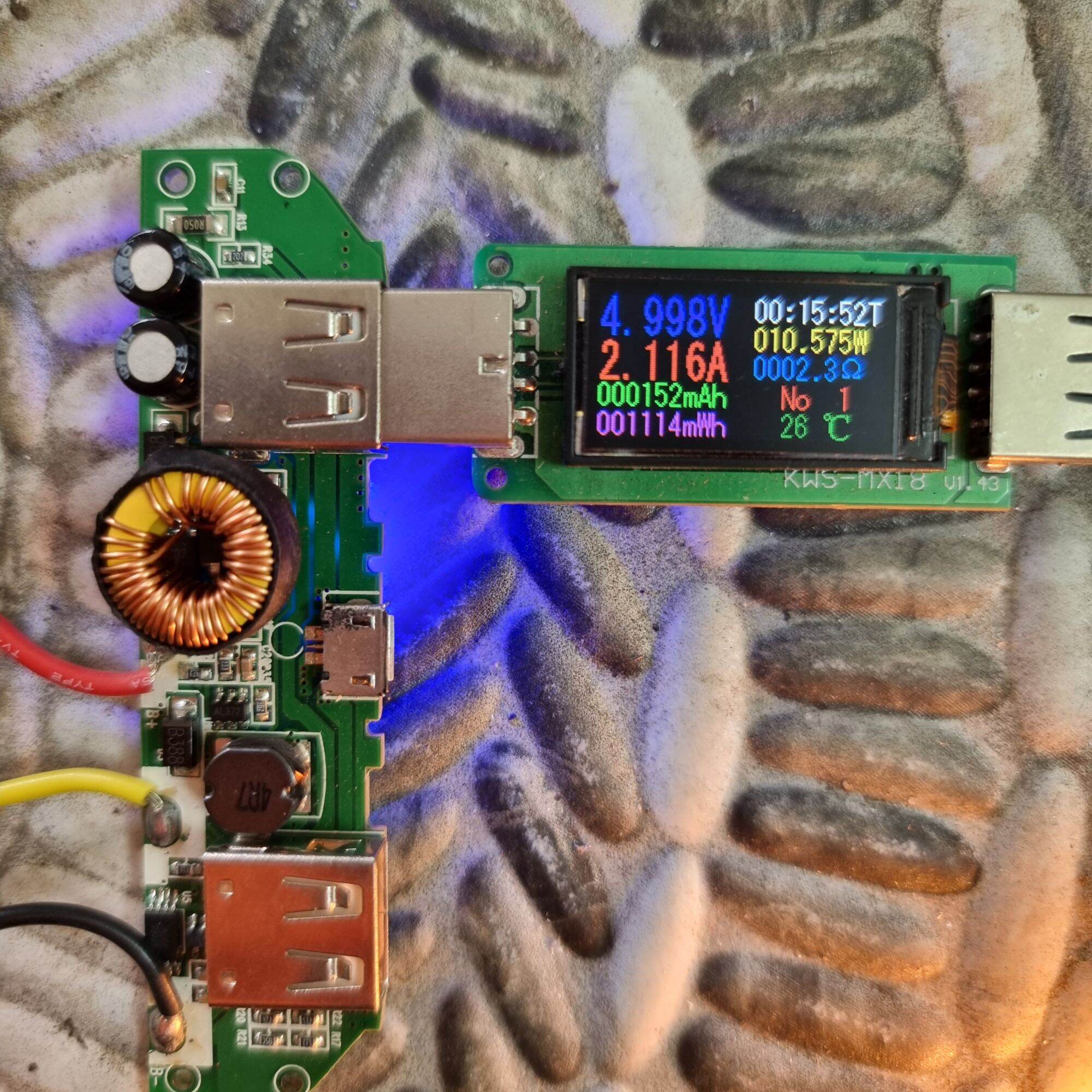 mạch sạc dự phòng pin 2s ra 5v/2A