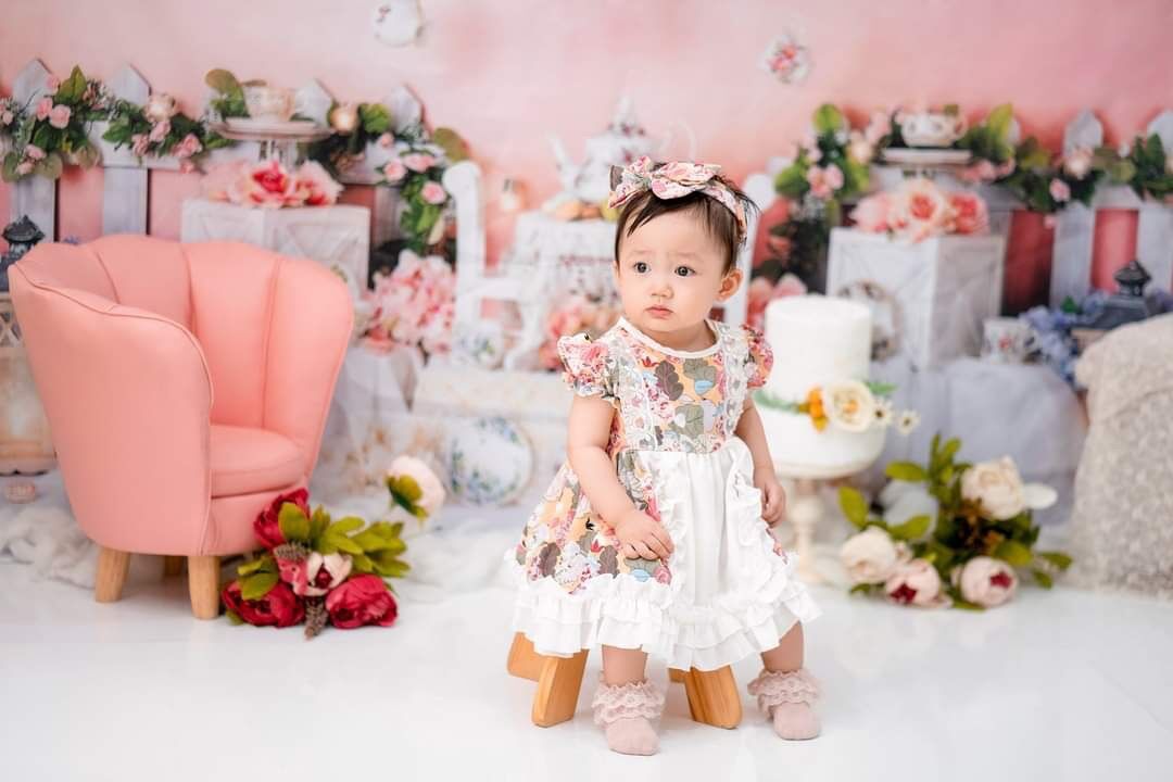 Váy Lụa Hoa Bèo Bé Gái 4 Đến 28kg Chất Lụa Mềm Mát [V020]