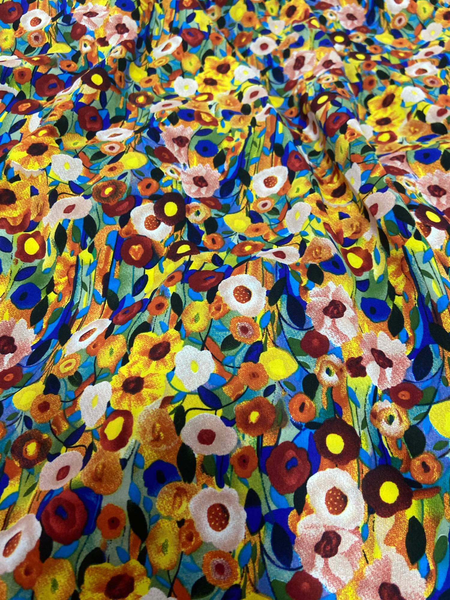 65cm x 1m5 vải von hoa nhí mềm may váy bé làm thủ công cột tóc handmade (V1)