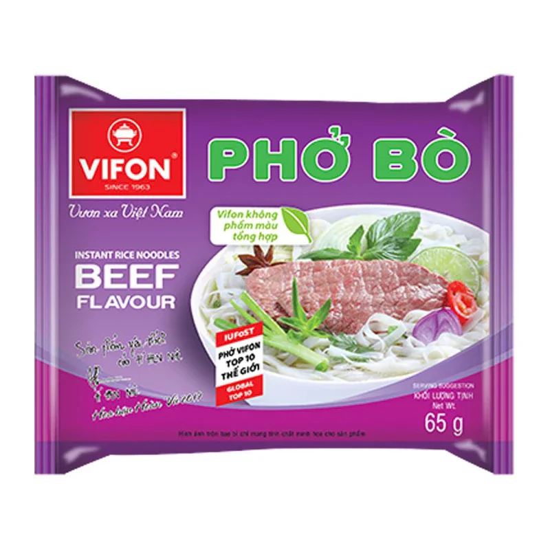 Thùng 30 gói x 65g Phở Bò Vifon