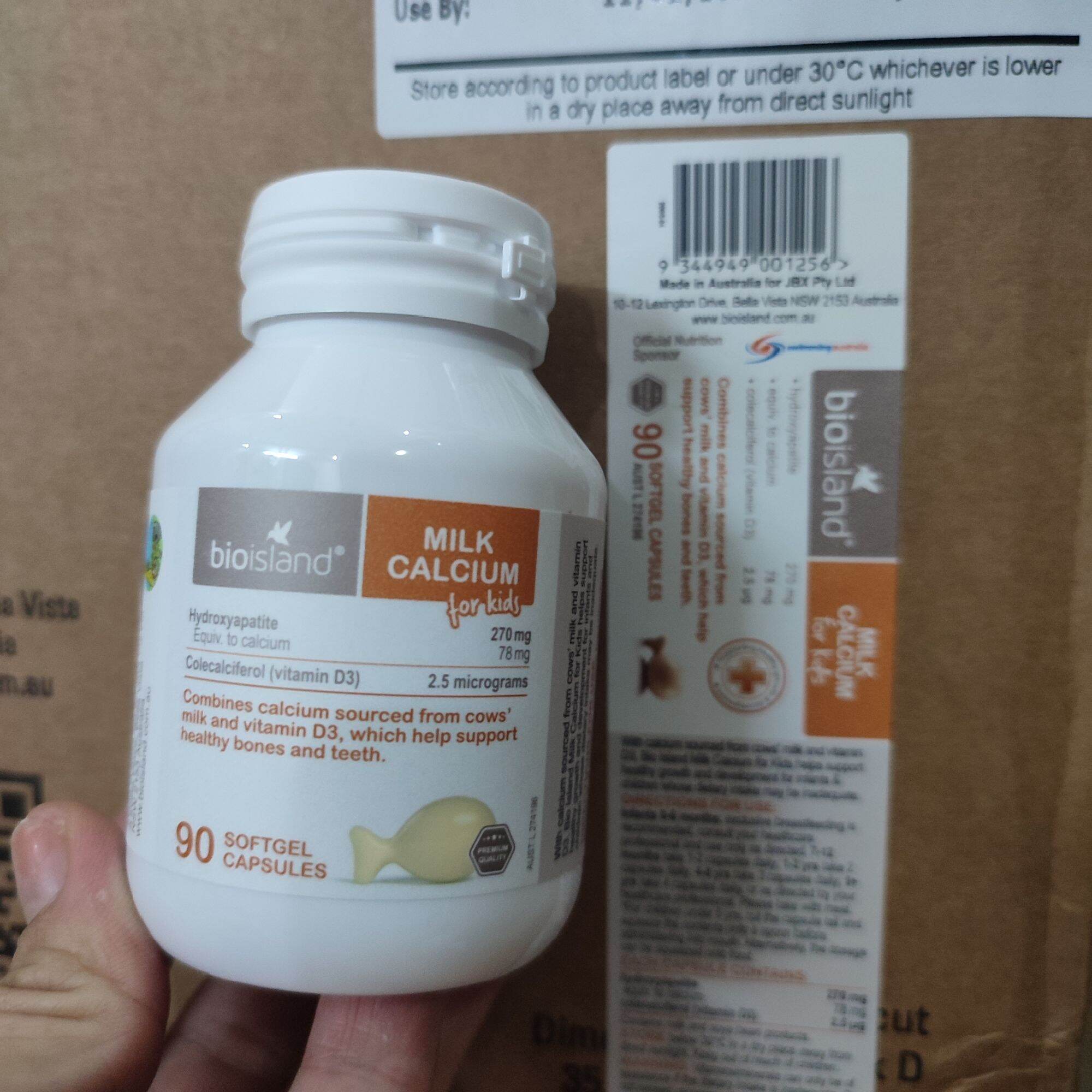 Bioisland Calcium Milk Viên Canxi Sữa - 90 viên