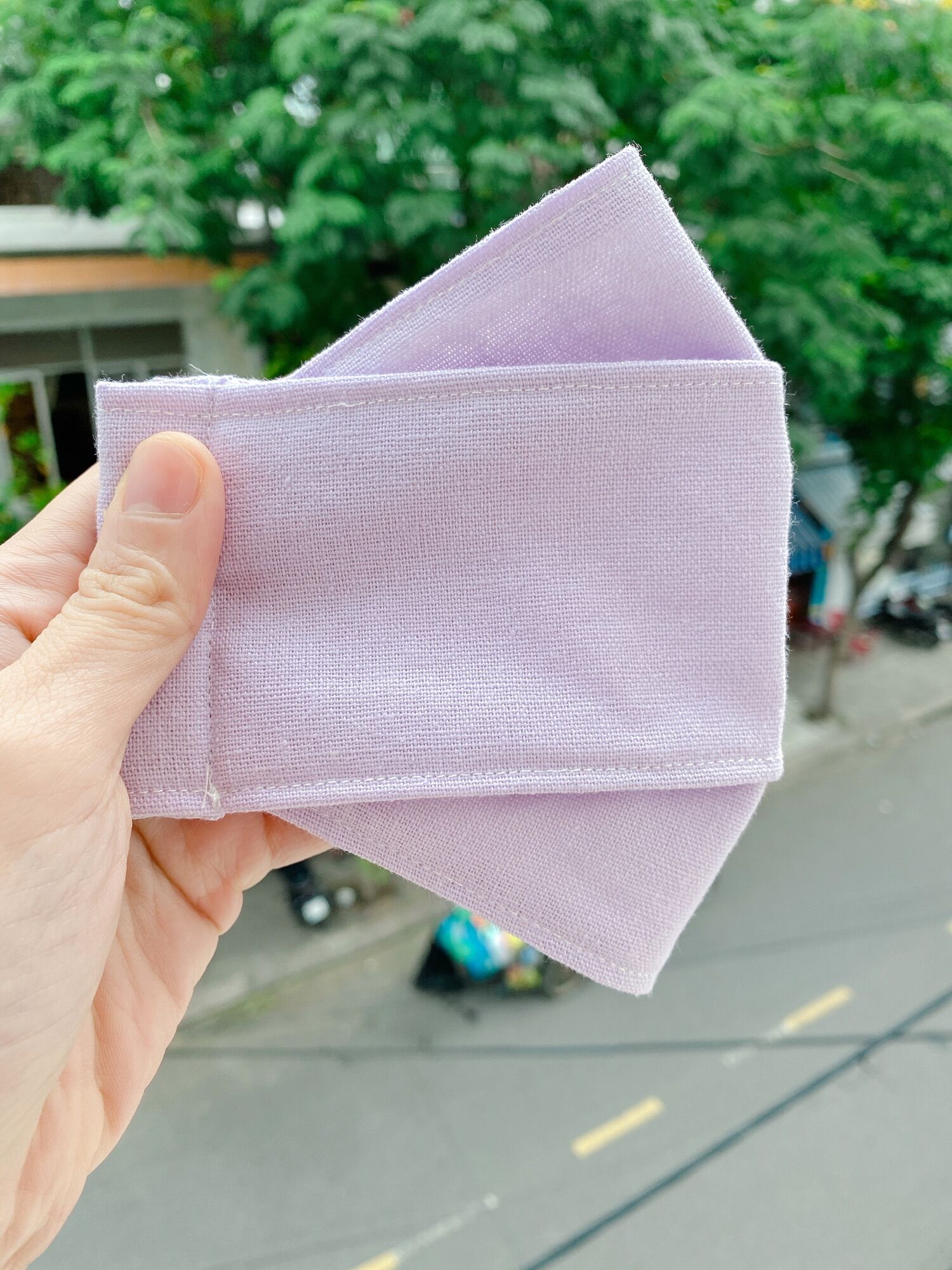 Khẩu trang vải linen