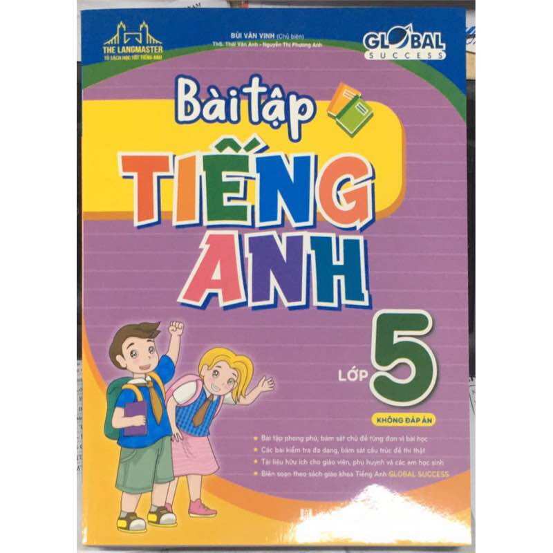 Sách - Bài tập tiếng anh lớp 5 (Có đáp án)
