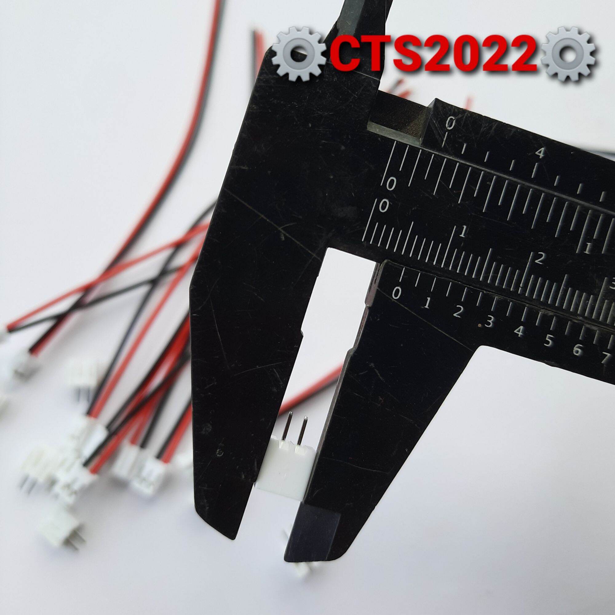 Jack cắm JST XH2.5- 2 chân dài 120mm