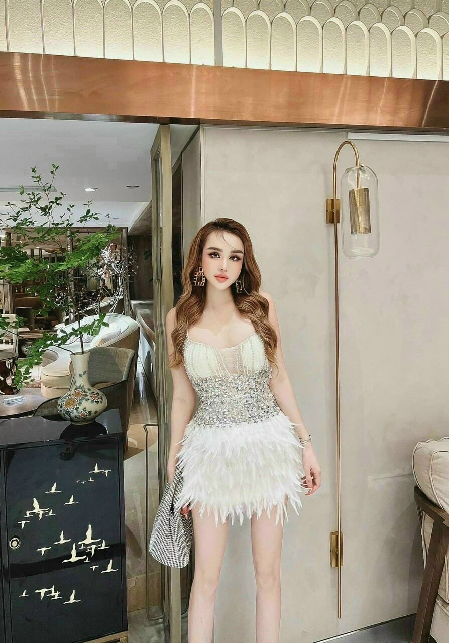ĐẦM BODY HAI DÂY ĐÍNH ĐÁ