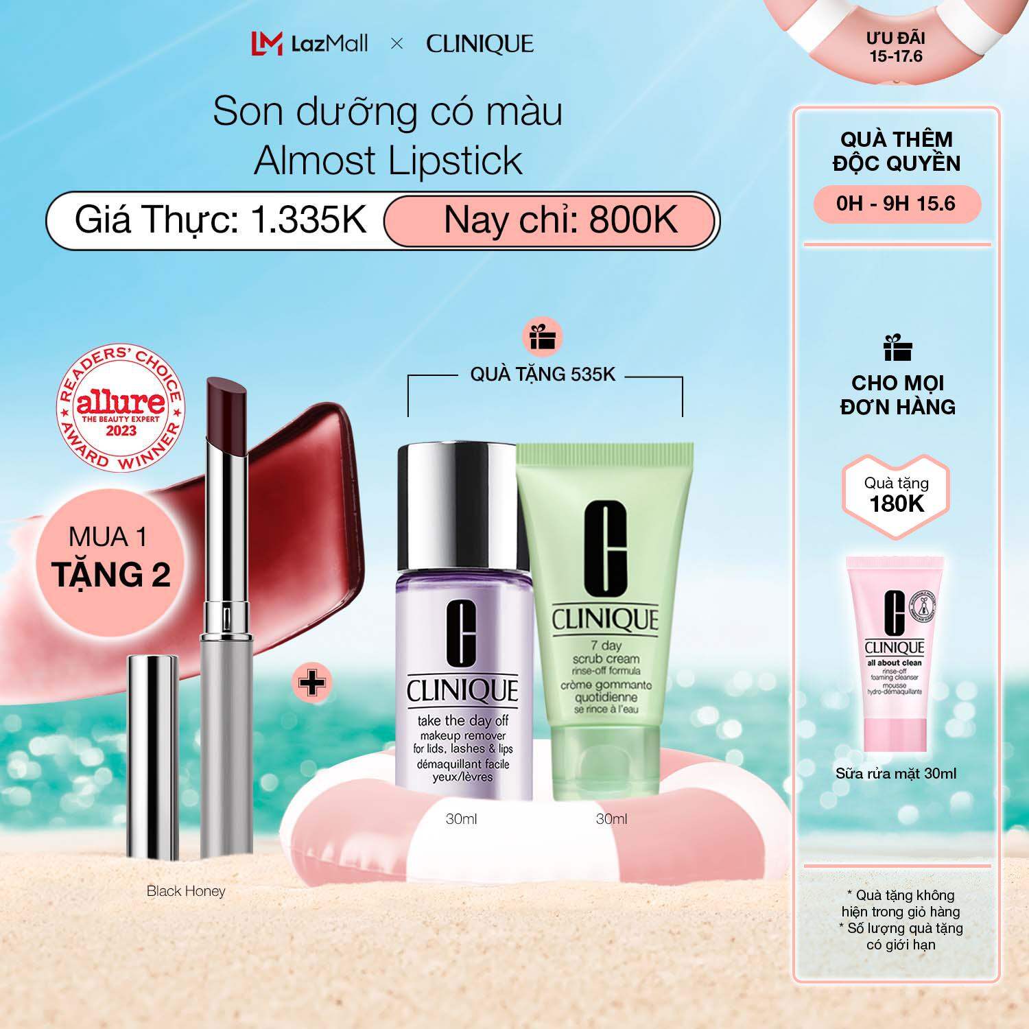 Son môi Almost Lipstick - màu Black Honey/ Pink Honey