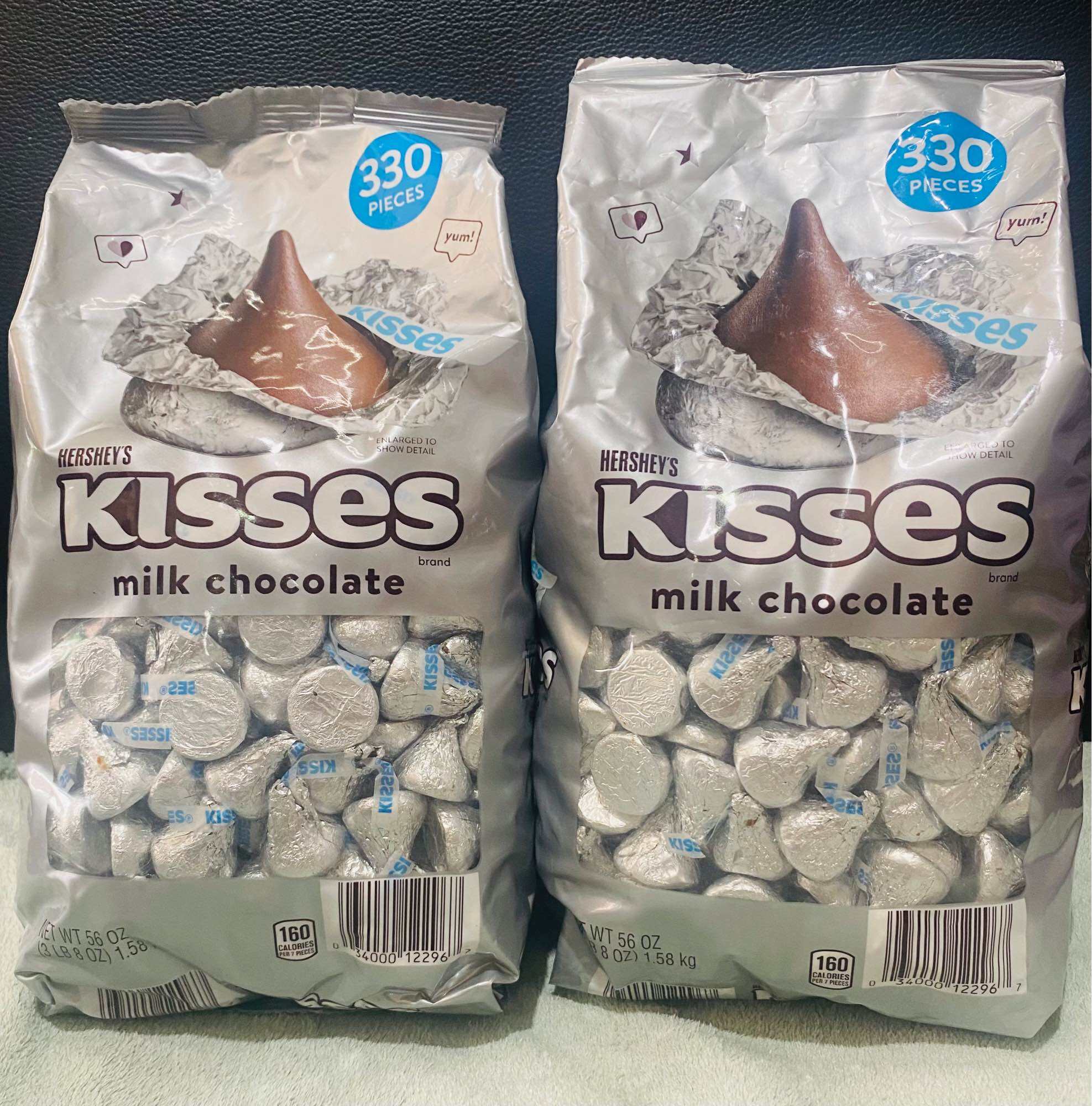 Kẹo socola kisses Hershey s 330 viên 1.58kg chính hãng Mỹ