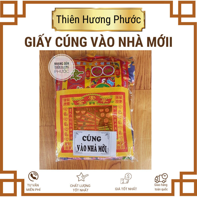 Giấy cúng về nhà mới gồm tiền vàng các loại