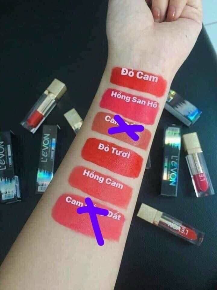 Combo 4 SON KEM LÌ LEVON mocha
