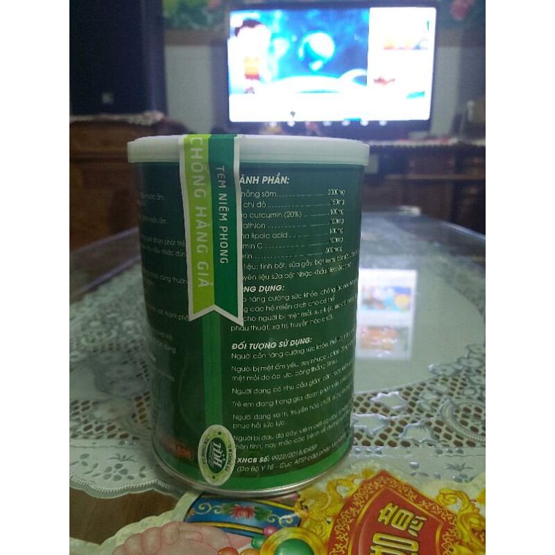 Hồng sâm Curcumin Nano hộp 900g