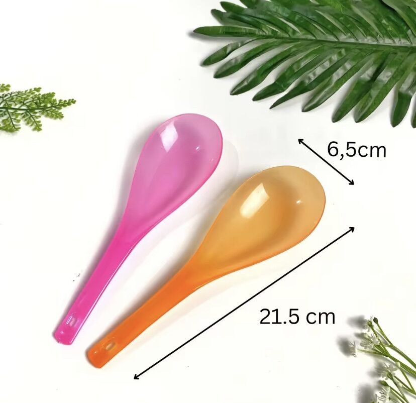 🔥Sỉ_ 60 Cái Vá Nhựa, Múc CƠM (dài 21cm, 2 Mẫu)