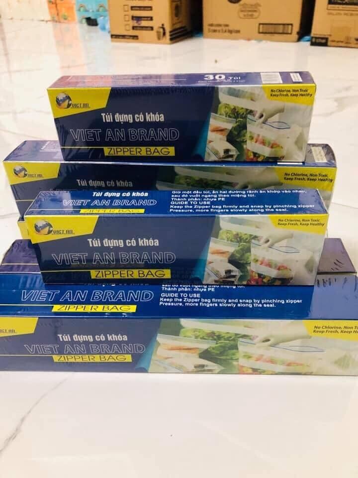 COMBO SÉT 3 HỘP TÚI ZÍP ĐỰNG THỰC PHẨM