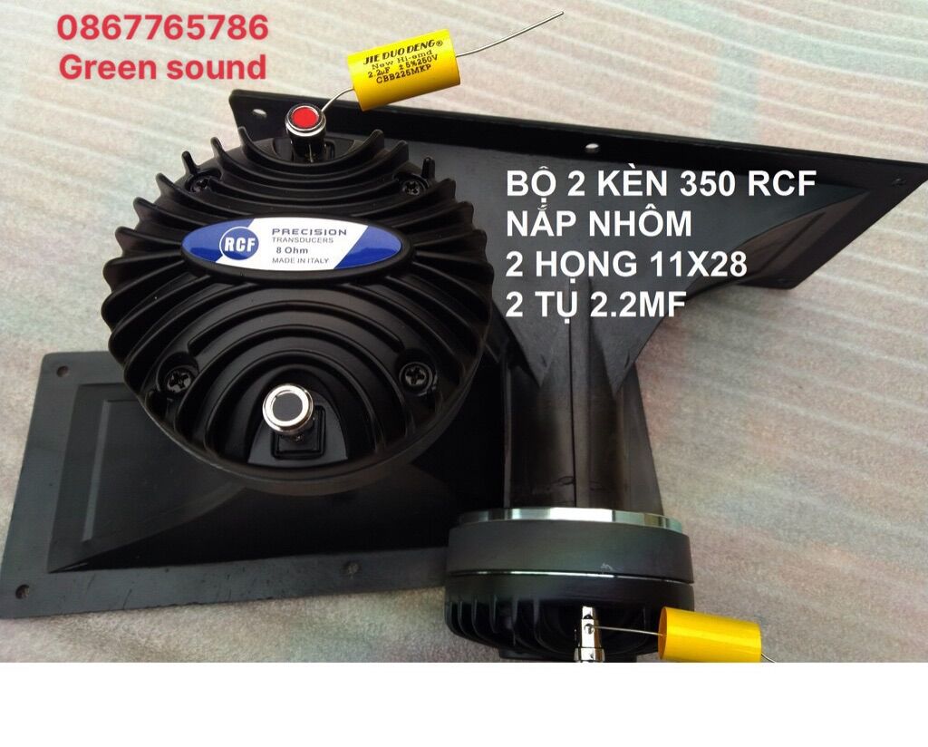 LOA TREBLE RỜI RCF 350 + 2 HỌNG 11X28 + 2 TỤ 2,2MF