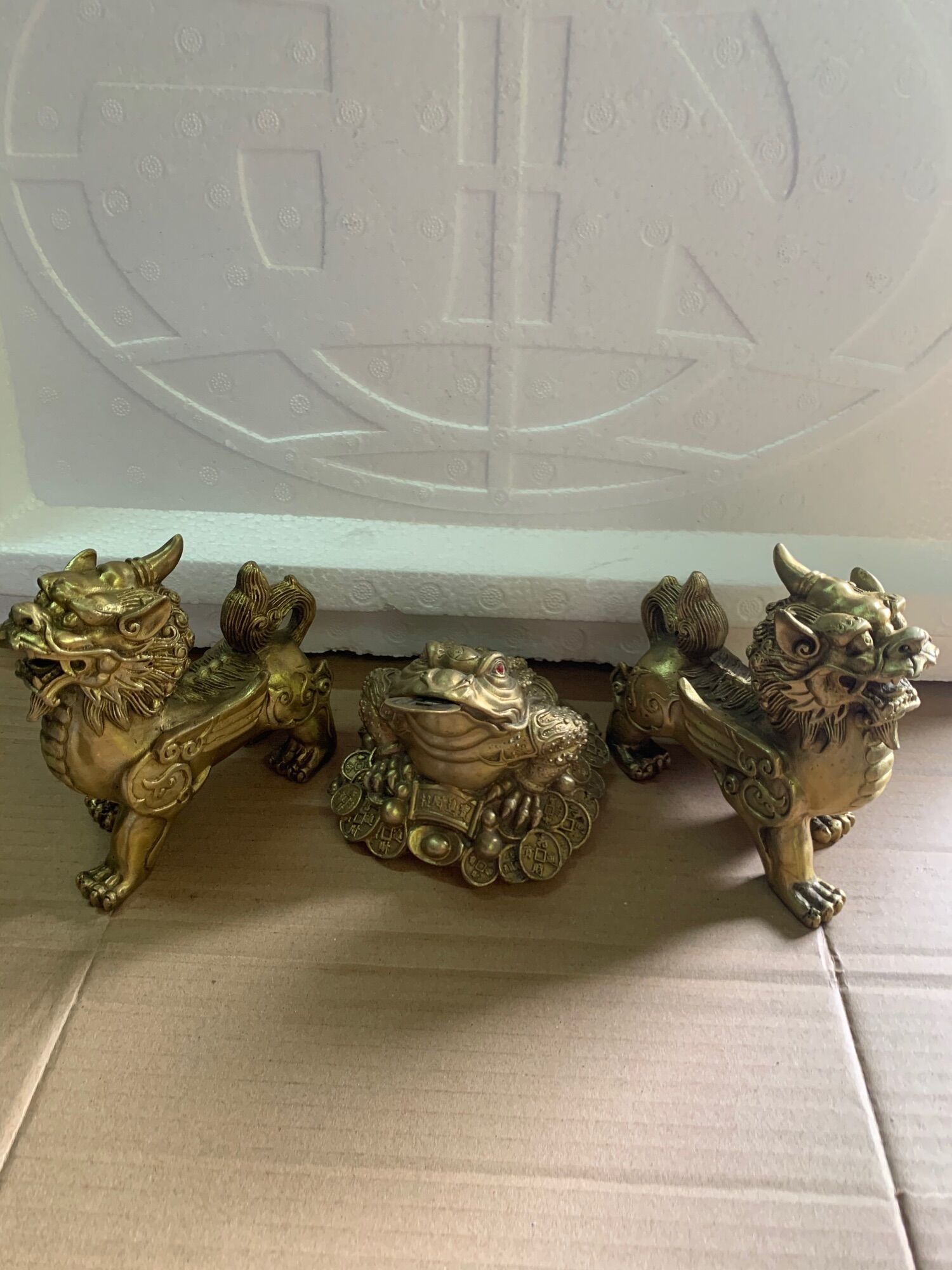 Combo thiềm thừ và tỳ hưu bằng đồng