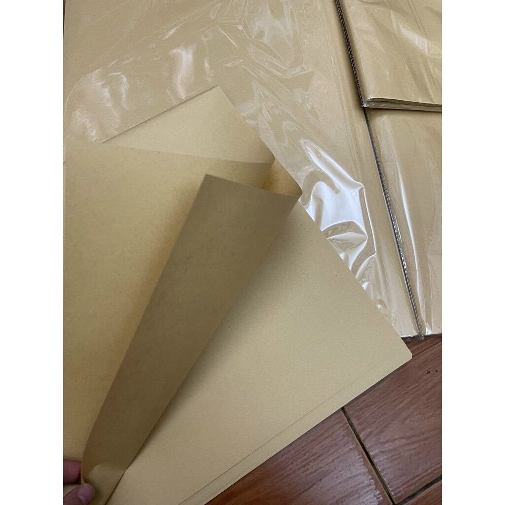 Giấy kraft giấy gói hoa giấy gói quà 50x70cm xấp 10 tờ
