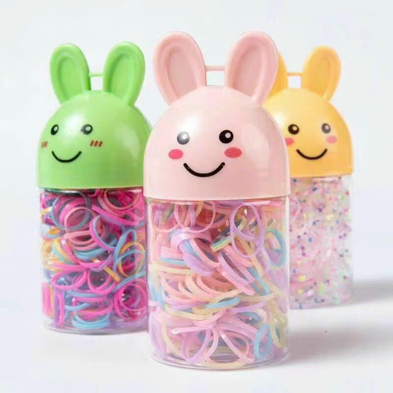 Hũ thun cột tóc nắp cute